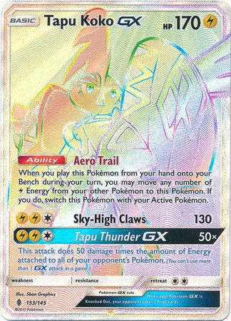 Guardians Rising - 153/145 - Tapu Koko GX