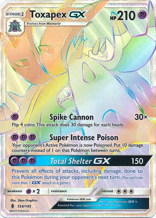 Guardians Rising - 154/145 - Toxapex GX