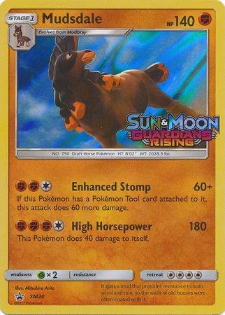 Black Star Promos - SM20 - Mudsdale - Pre-Release Holo