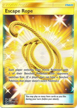 Burning Shadows - 163/147 - Escape Rope (Gold)
