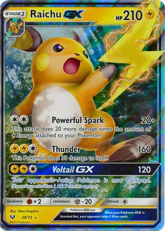 Shining Legends - 029/073 - Raichu GX