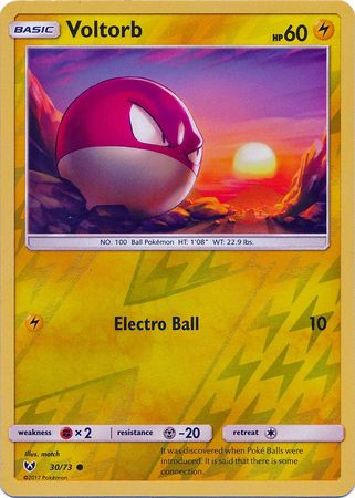 Shining Legends - 030/073 - Voltorb - Reverse Holo