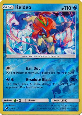 Shining Legends - 026/073 - Keldeo - Reverse Holo