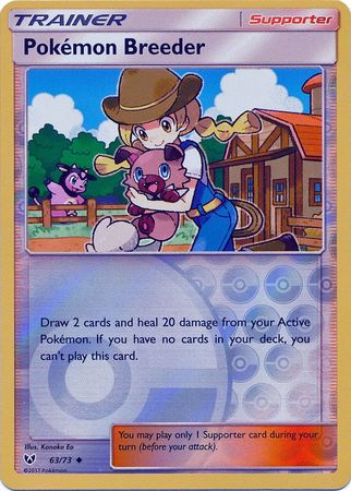 Shining Legends - 063/073 - Pokémon Breeder - Reverse Holo