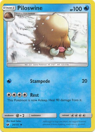Crimson Invasion - 020/111 - Piloswine