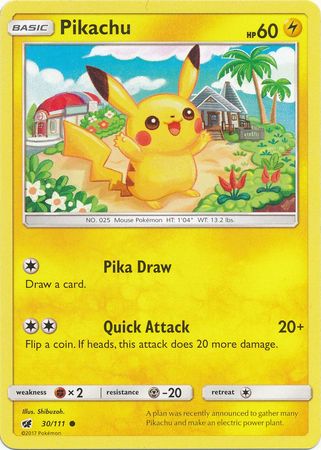 Crimson Invasion - 030/111 - Pikachu