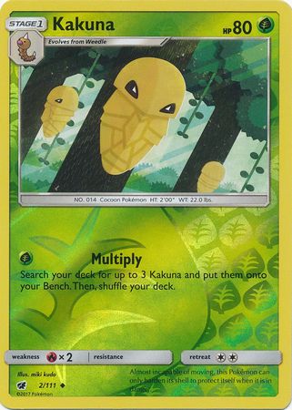 Crimson Invasion - 002/111 - Kakuna - Reverse Holo