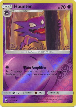 Crimson Invasion - 037/111 - Haunter - Reverse Holo