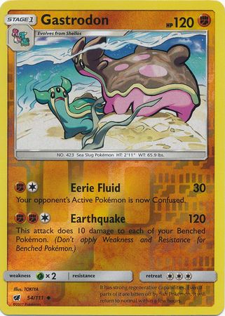 Crimson Invasion - 054/111 - Gastrodon - Reverse Holo