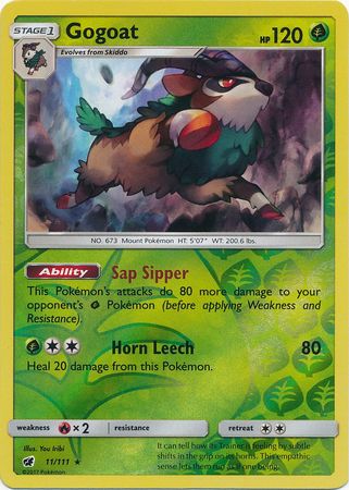 Crimson Invasion - 011/111 - Gogoat - Reverse Holo