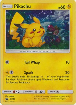 Black Star Promos - SM86 - Pikachu - Holo
