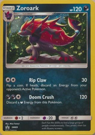 Black Star Promos - SM89 - Zoroark - Holo