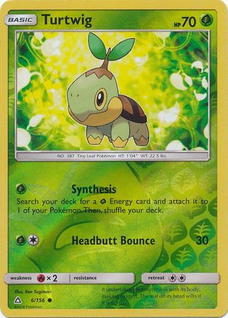 Ultra Prism - 006/156 - Turtwig - Reverse Holo