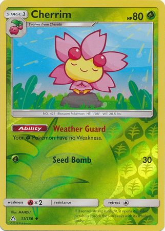 Ultra Prism - 011/156 - Cherrim - Reverse Holo