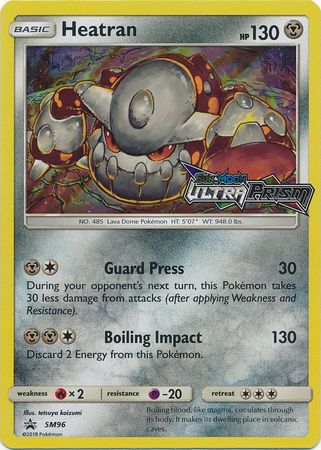 Black Star Promos - SM96 - Heatran - Pre-Release Holo