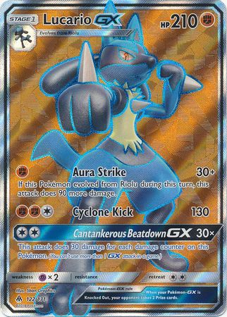 Forbidden Light - 122/131 - Lucario GX