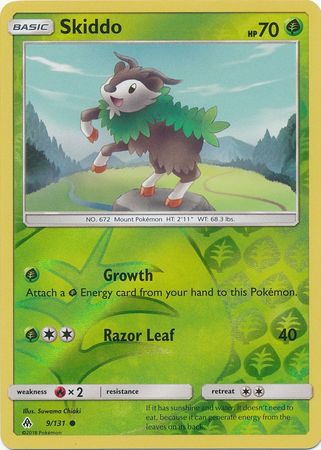 Forbidden Light - 009/131 - Skiddo - Reverse Holo
