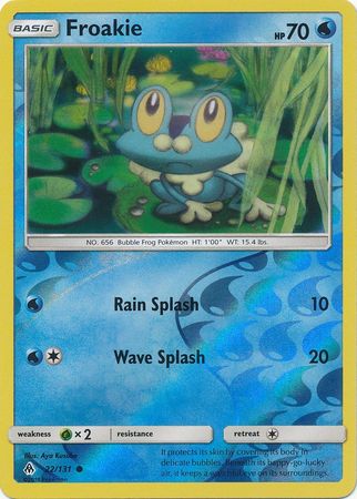 Forbidden Light - 022/131 - Froakie - Reverse Holo