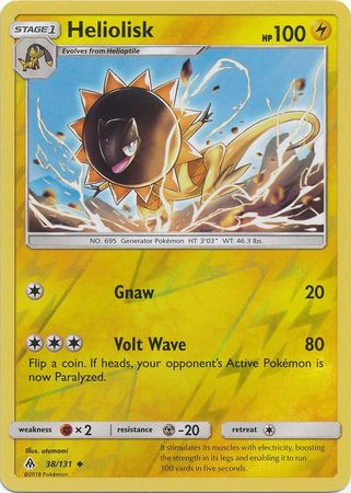 Forbidden Light - 038/131 - Heliolisk - Reverse Holo