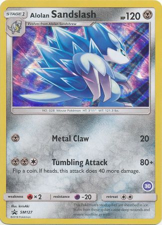 Black Star Promos - SM127 - Alolan Sandslash - Holo