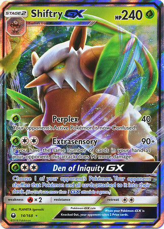 Celestial Storm - 014/168 - Shiftry GX