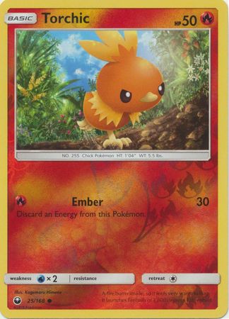 Celestial Storm - 025/168 - Torchic - Reverse Holo