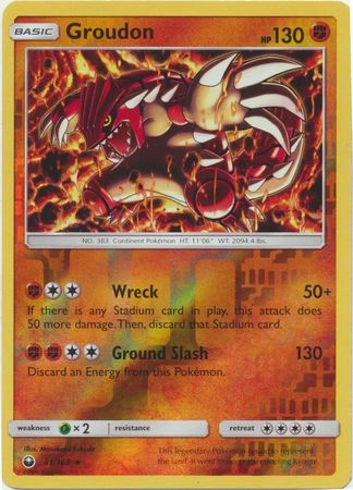 Celestial Storm - 081/168 - Groudon - Reverse Holo