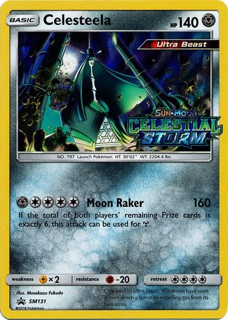 Black Star Promos - SM131 - Celesteela - Pre-Release Holo