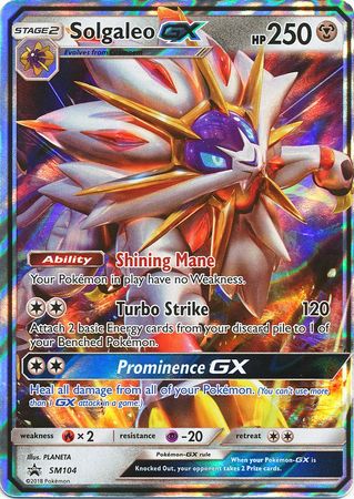 Black Star Promos - SM104 - Solgaleo GX