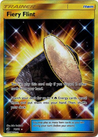 Dragon Majesty - 076/070 - Fiery Flint (Gold)