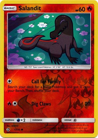 Dragon Majesty - 013/070 - Salandit - Reverse Holo