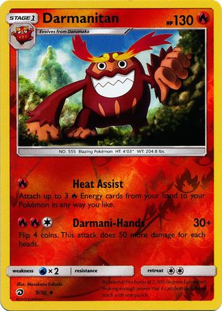 Dragon Majesty - 009/070 - Darmanitan - Reverse Holo