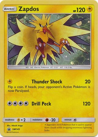 Black Star Promos - SM145 - Zapdos - Holo