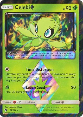 Lost Thunder - 019/214 - Celebi ◇ - Holo