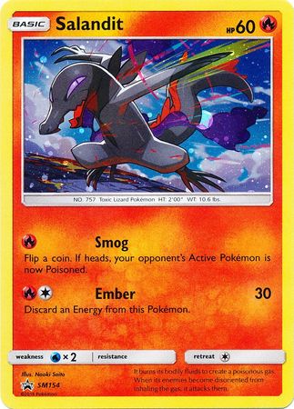 Black Star Promos - SM154 - Salandit - Holo