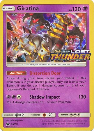 Black Star Promos - SM151 - Giratina - Pre-Release Holo