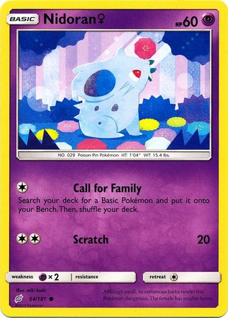 Team Up - 054/181 - Nidoran ♀