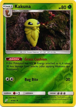 Team Up - 004/181 - Kakuna - Reverse Holo