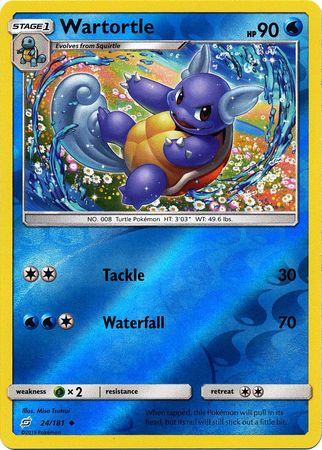 Team Up - 024/181 - Wartortle - Reverse Holo