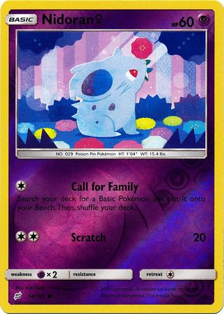 Team Up - 054/181 - Nidoran ♀ - Reverse Holo