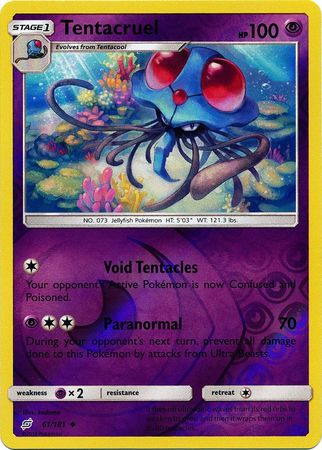 Team Up - 061/181 - Tentacruel - Reverse Holo
