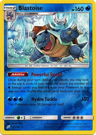 Team Up - 025/181 - Blastoise - Reverse Holo