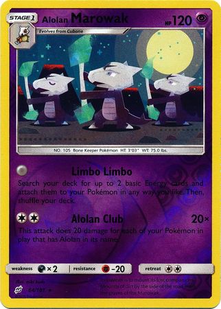 Team Up - 064/181 - Alolan Marowak - Reverse Holo