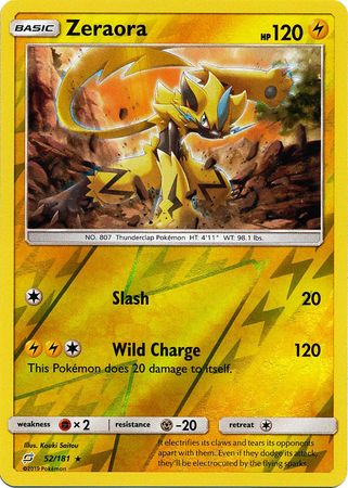 Team Up - 052/181 - Zeraora - Reverse Holo