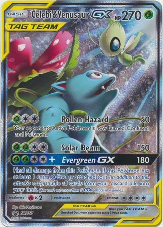 Black Star Promos - SM167 - Celebi & Venusaur GX (Tag Team)