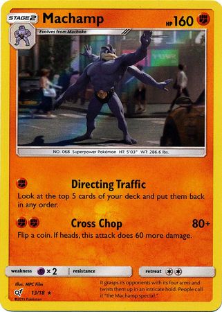Detective Pikachu - 13/18 - Machamp - Holo