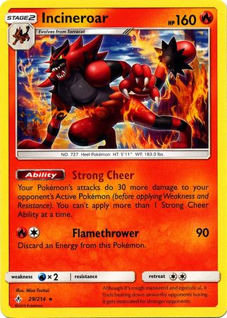 Unbroken Bonds - 029/214 - Incineroar