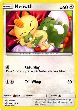 Unbroken Bonds - 147/214 - Meowth