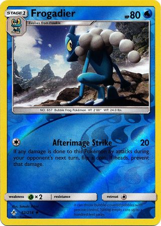 Unbroken Bonds - 052/214 - Frogadier - Reverse Holo