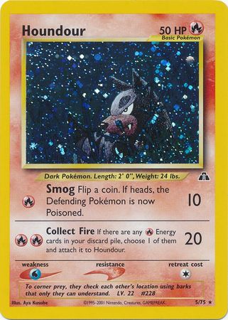 Neo Discovery - 005/075 - Houndour - Holo